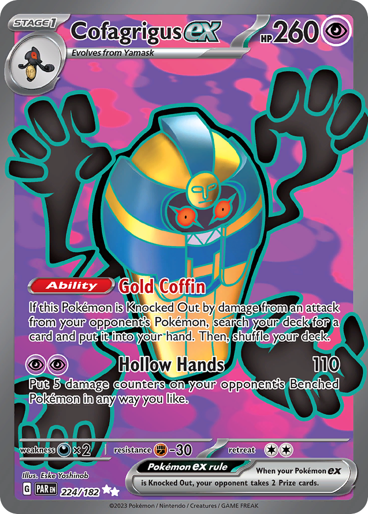 Cofagrigus ex - 224/182 Paradox Rift