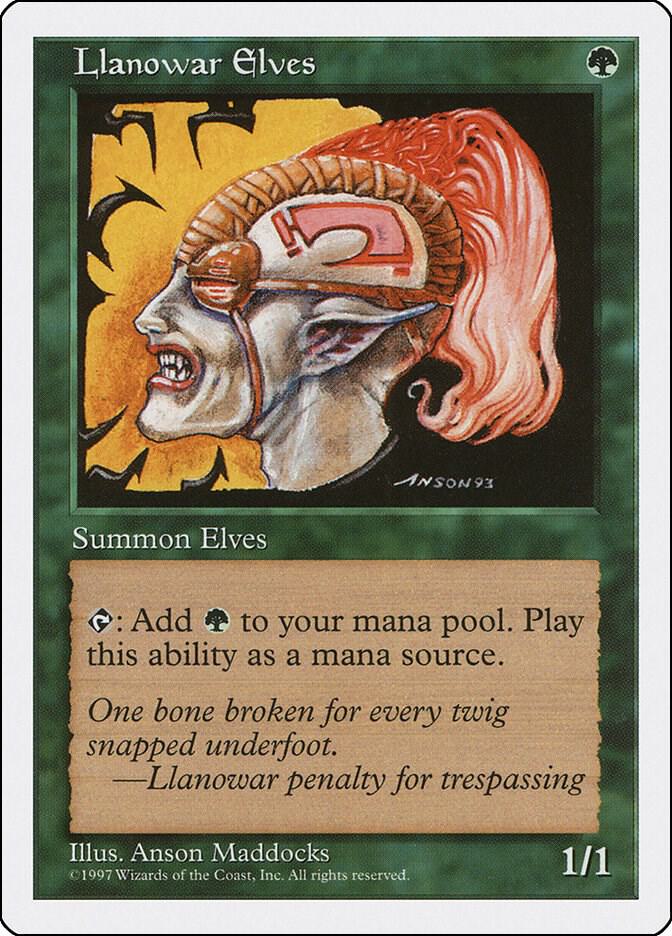 Llanowar Elves [Fifth Edition]
