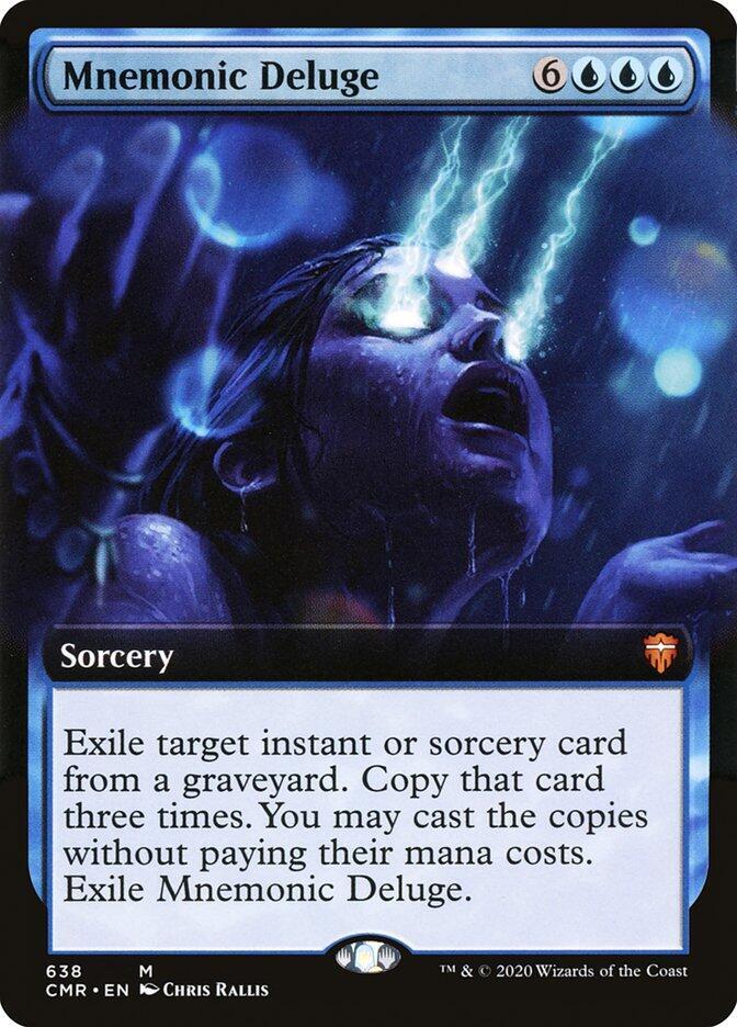 Mnemonic Deluge (Extended Art) [Commander Legends] 638