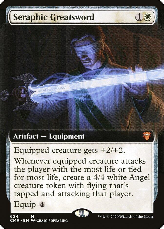 Seraphic Greatsword (Extended Art) [Commander Legends] 624