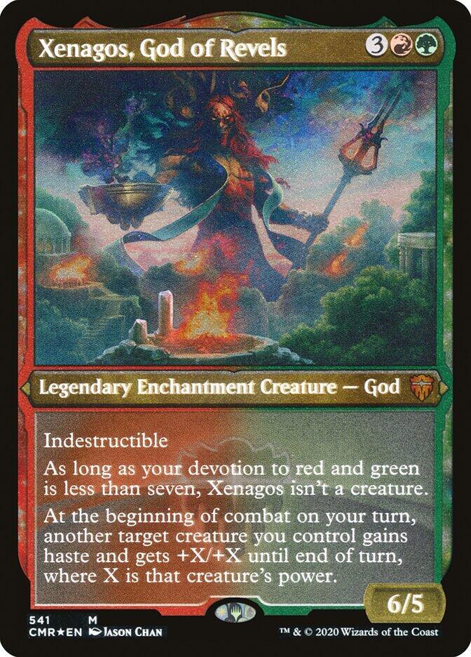 Xenagos, God of Revels (Foil Etched) [Commander Legends] 541
