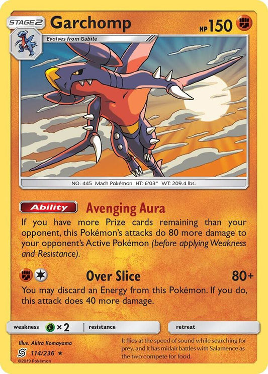 Garchomp - 114/236 (SM Unified Minds) [Deck Exclusives] 114/236