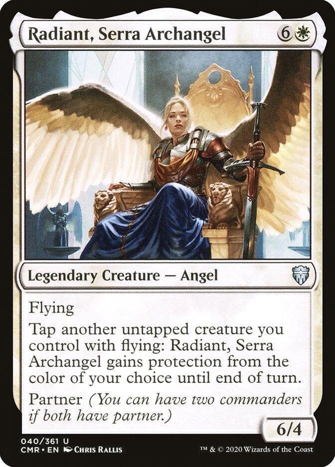 Radiant, Serra Archangel [Commander Legends] 40