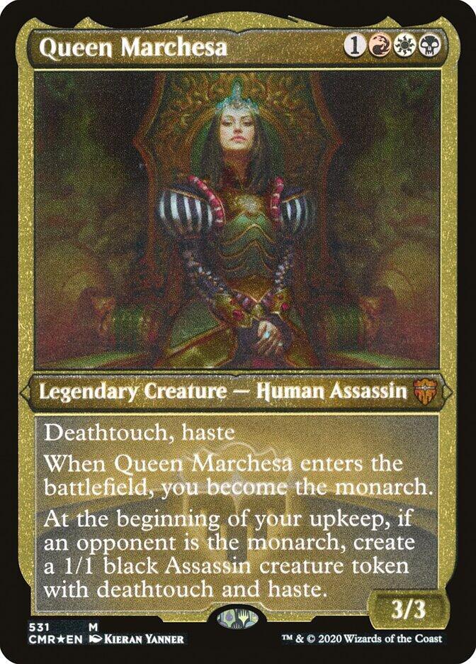Queen Marchesa (Foil Etched) [Commander Legends] 531
