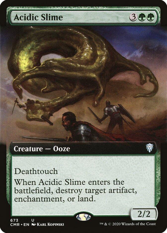 Acidic Slime (Extended Art) [Commander Legends] 673