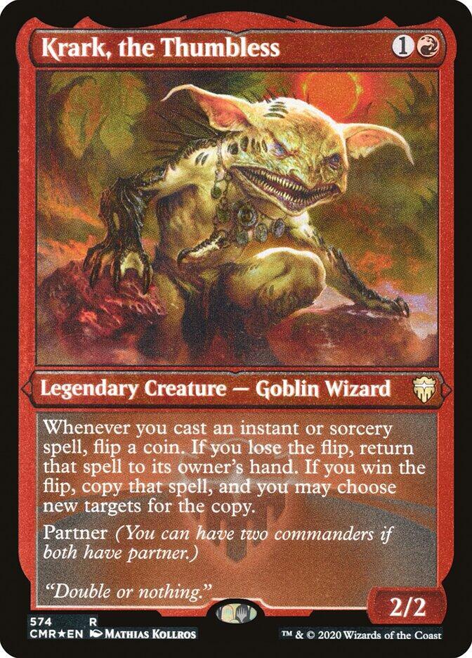 Krark, the Thumbless (Foil Etched) [Commander Legends] 574