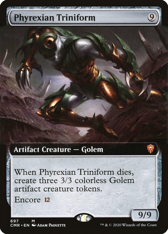 Phyrexian Triniform (Extended Art) [Commander Legends] 697