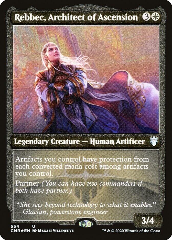 Rebbec, Architect of Ascension (Foil Etched) [Commander Legends] 554
