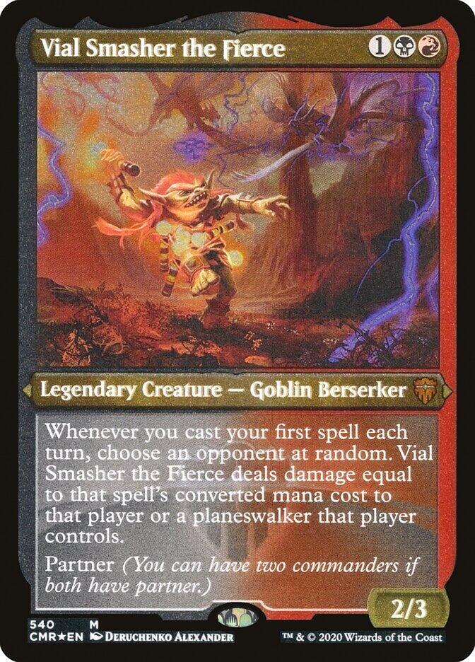 Vial Smasher the Fierce (Foil Etched) [Commander Legends] 540