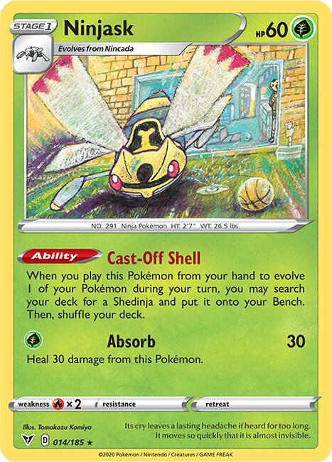 Ninjask [SWSH04: Vivid Voltage] 014/185