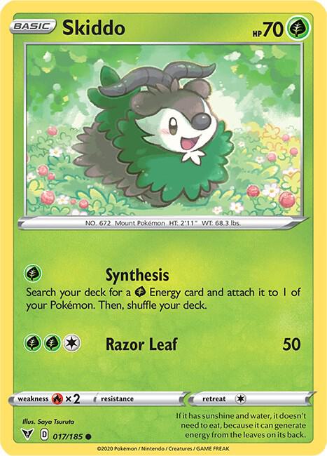 Skiddo [SWSH04: Vivid Voltage] 017/185