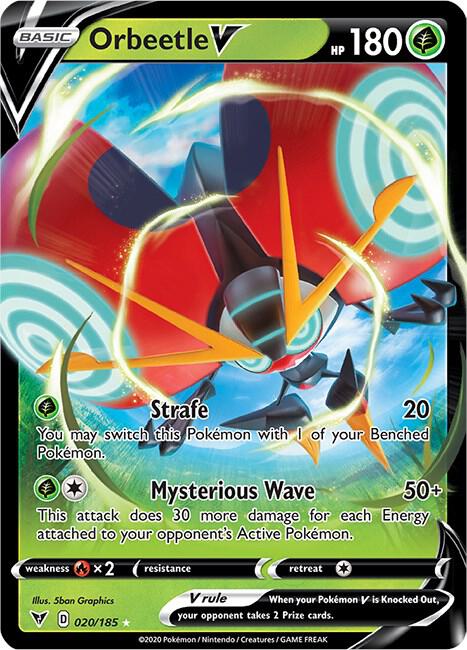 Orbeetle V [SWSH04: Vivid Voltage] 020/185