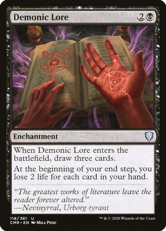 Demonic Lore [Commander Legends] 118