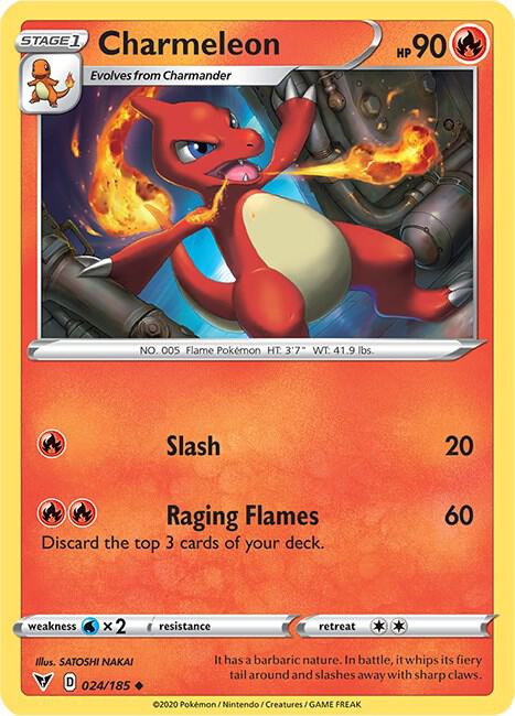 Charmeleon [SWSH04: Vivid Voltage] 024/185