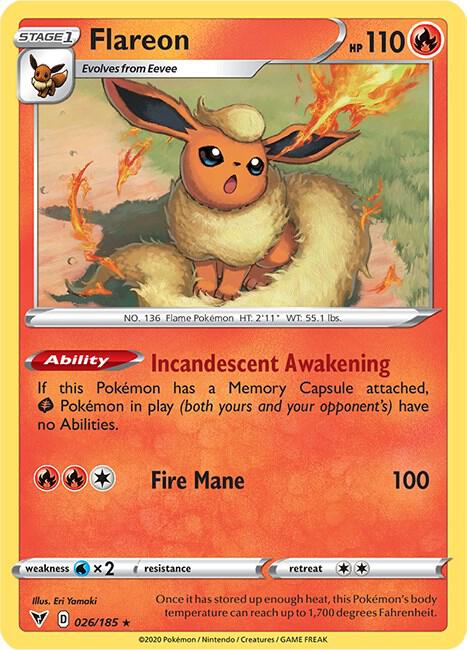 Flareon [SWSH04: Vivid Voltage] 026/185