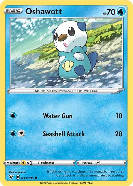 Oshawott [SWSH04: Vivid Voltage] 033/185