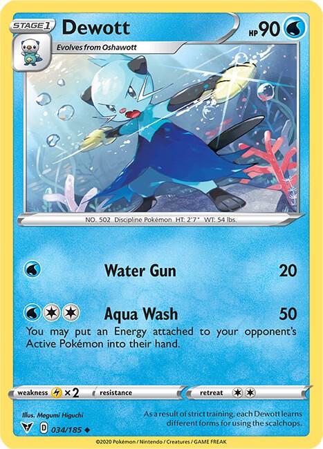 Dewott [SWSH04: Vivid Voltage] 034/185