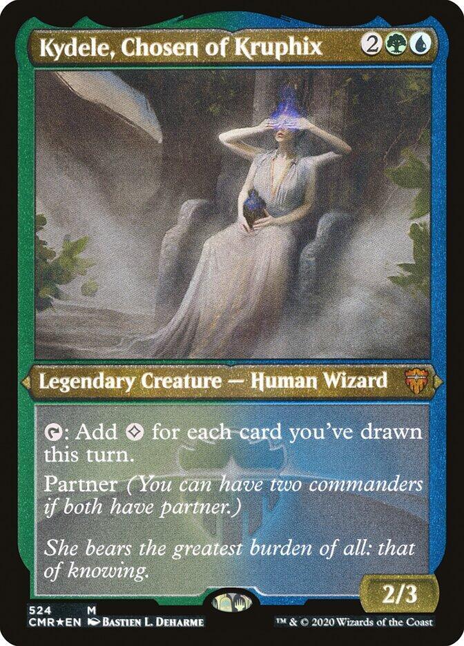Kydele, Chosen of Kruphix (Foil Etched) [Commander Legends] 524