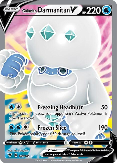 Galarian Darmanitan V (Full Art) [SWSH04: Vivid Voltage] 169/185