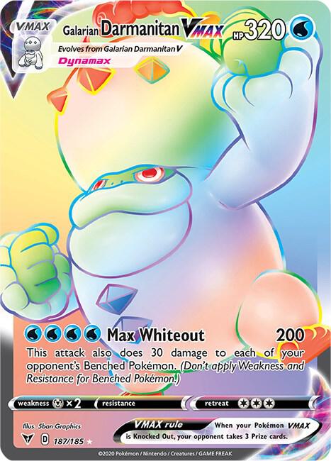 Galarian Darmanitan VMAX (Secret) [SWSH04: Vivid Voltage] 187/185