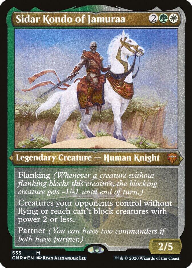 Sidar Kondo of Jamuraa (Foil Etched) [Commander Legends] 535