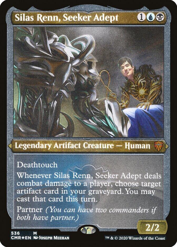 Silas Renn, Seeker Adept (Foil Etched) [Commander Legends] 536