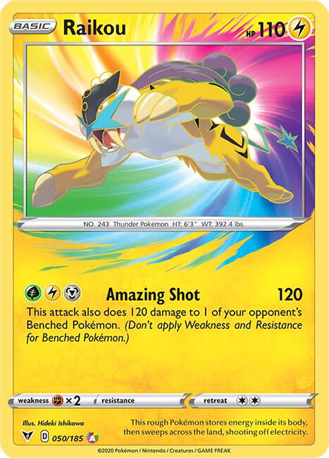 Raikou [SWSH04: Vivid Voltage] 050/185