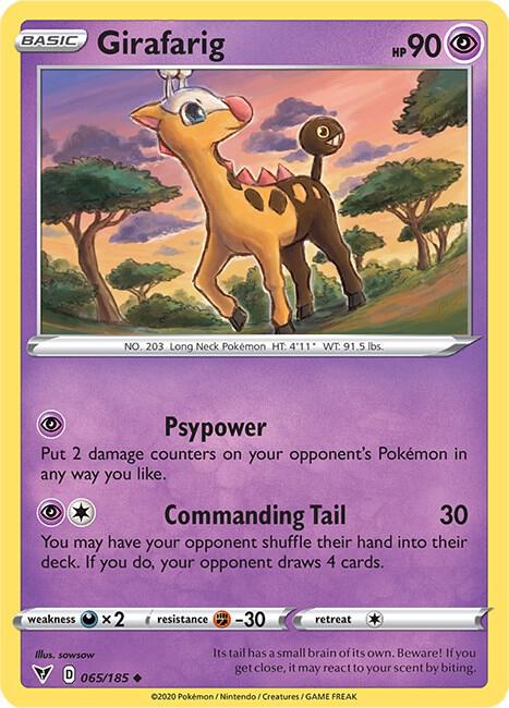 Girafarig [SWSH04: Vivid Voltage] 065/185