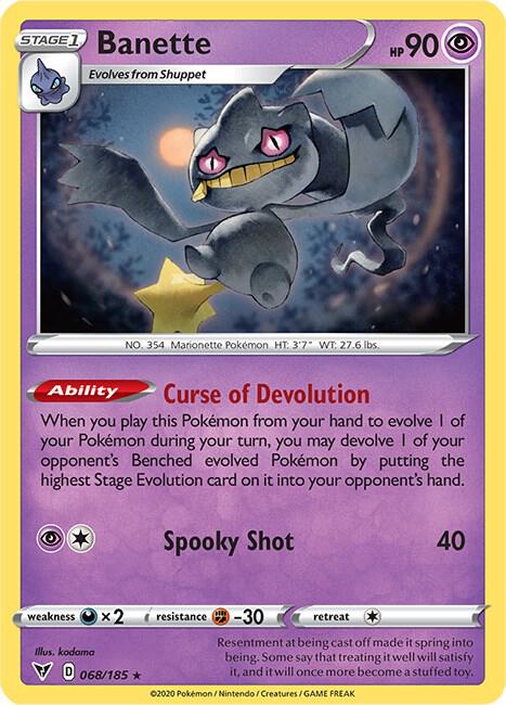 Banette [SWSH04: Vivid Voltage] 068/185