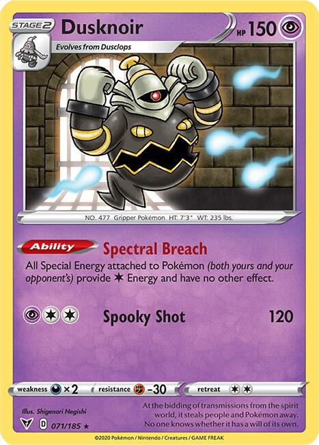 Dusknoir [SWSH04: Vivid Voltage] 071/185
