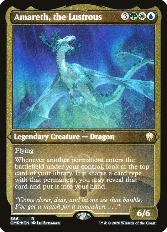 Amareth, the Lustrous (Foil Etched) [Commander Legends] 586
