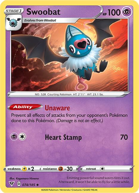 Swoobat [SWSH04: Vivid Voltage] 074/185