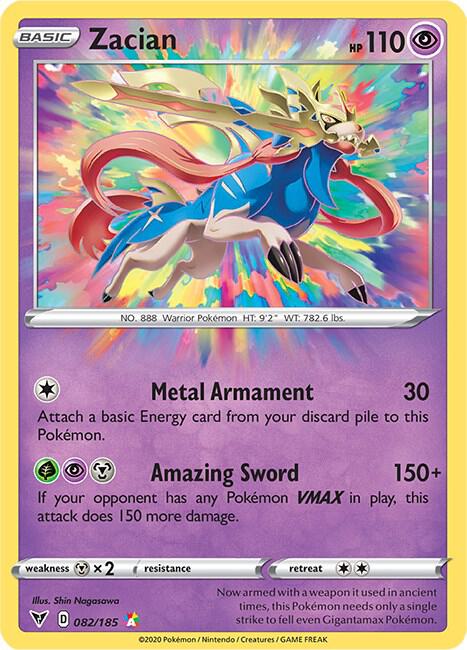Zacian [SWSH04: Vivid Voltage] 082/185
