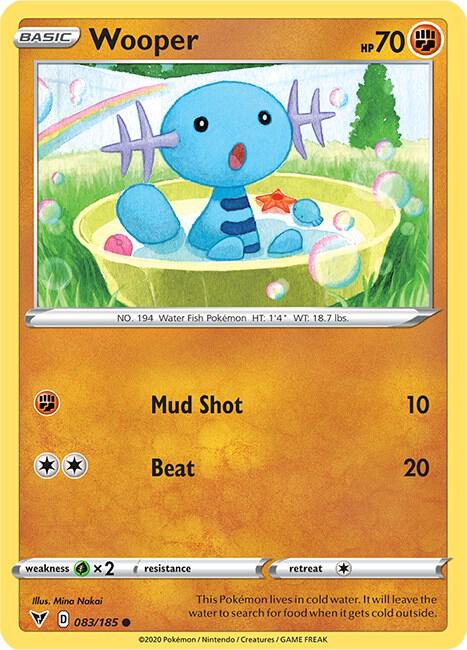 Wooper [SWSH04: Vivid Voltage] 083/185