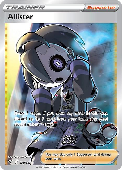 Allister (Full Art) [SWSH04: Vivid Voltage] 179/185