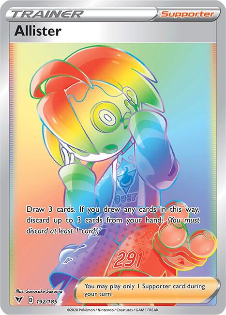 Allister (Secret) [SWSH04: Vivid Voltage] 192/185