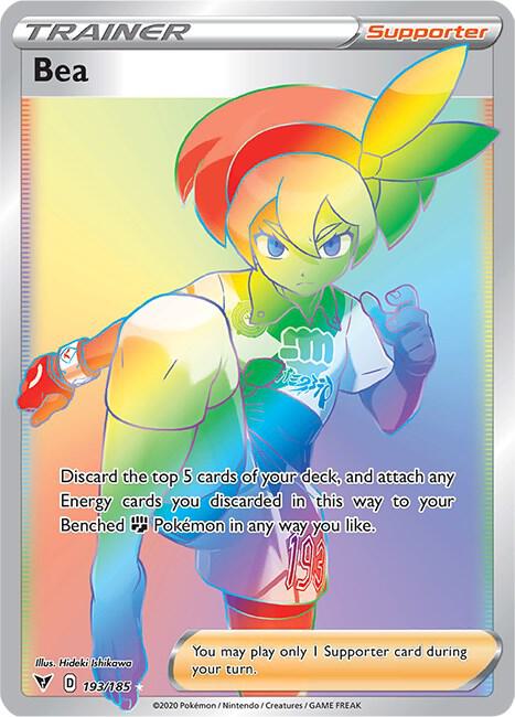 Bea (Secret) [SWSH04: Vivid Voltage] 193/185