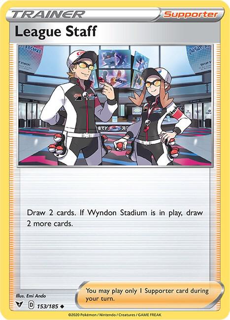 League Staff [SWSH04: Vivid Voltage] 153/185