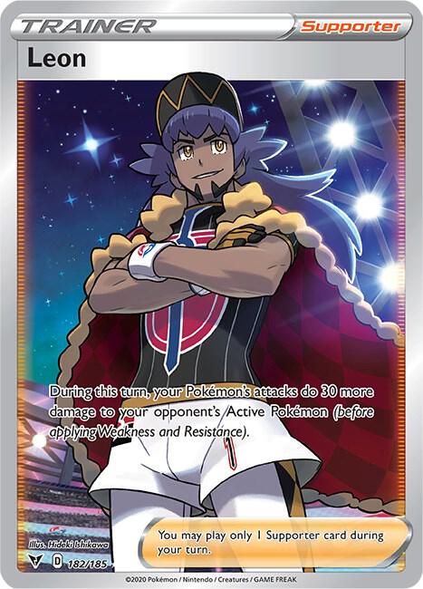 Leon (Full Art) [SWSH04: Vivid Voltage] 182/185