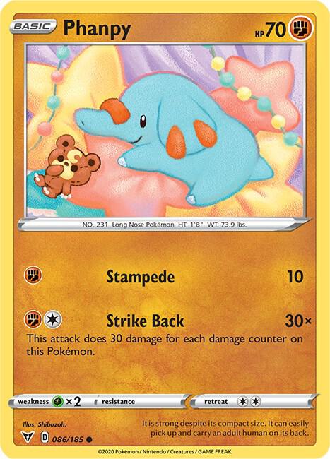 Phanpy [SWSH04: Vivid Voltage] 086/185