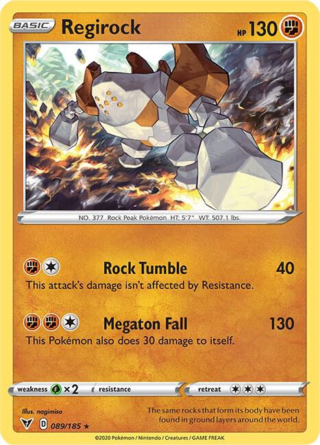 Regirock [SWSH04: Vivid Voltage] 089/185