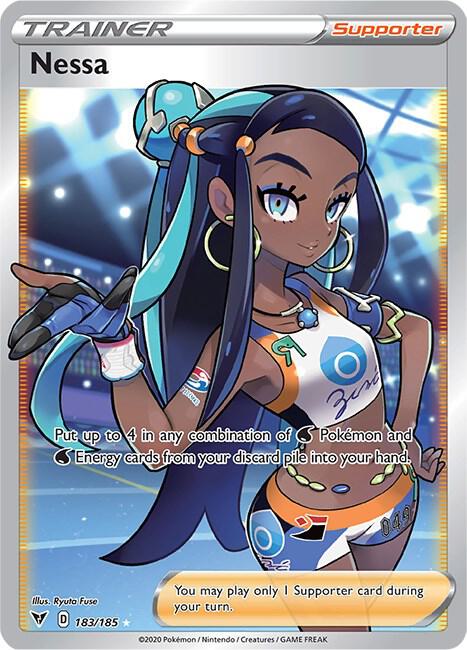 Nessa (Full Art) [SWSH04: Vivid Voltage] 183/185