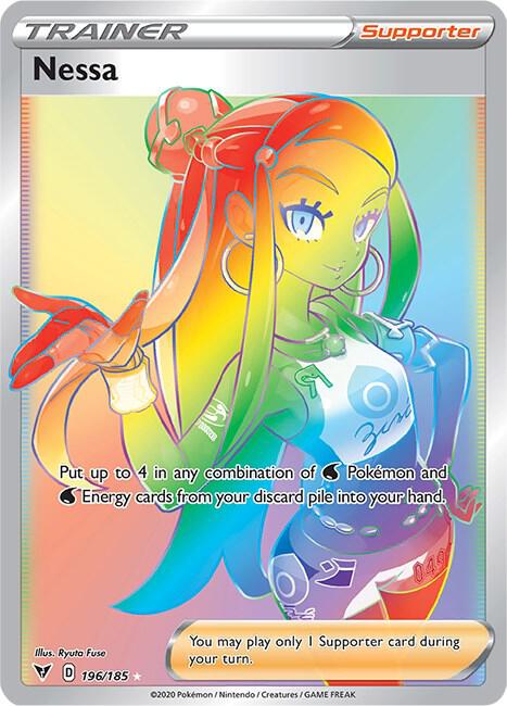 Nessa (Secret) [SWSH04: Vivid Voltage] 196/185