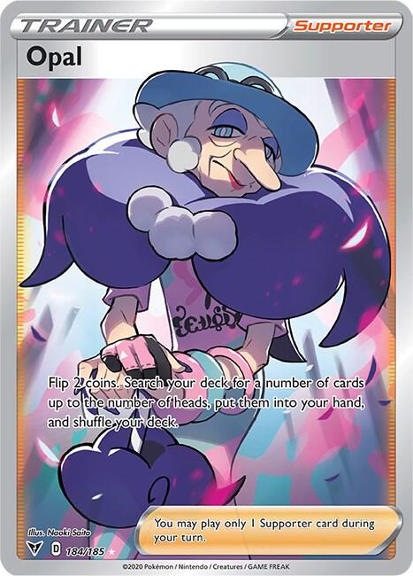 Opal (Full Art) [SWSH04: Vivid Voltage] 184/185