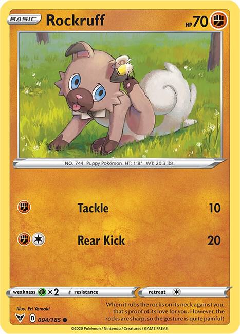 Rockruff [SWSH04: Vivid Voltage] 094/185