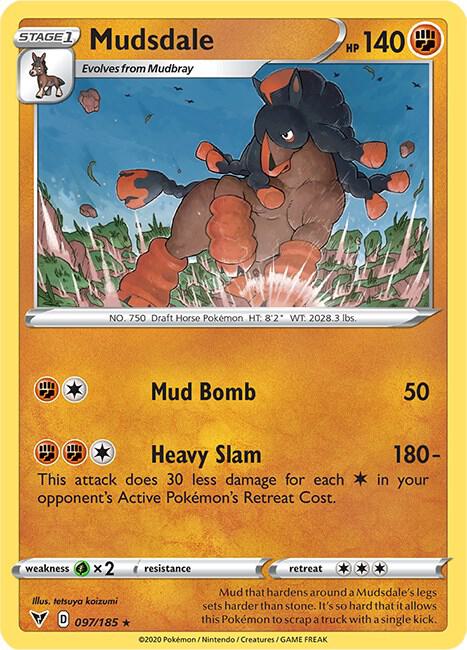 Mudsdale [SWSH04: Vivid Voltage] 097/185