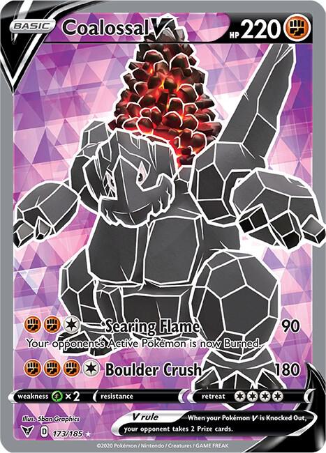 Coalossal V (Full Art) [SWSH04: Vivid Voltage] 173/185