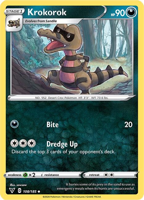 Krokorok [SWSH04: Vivid Voltage] 108/185