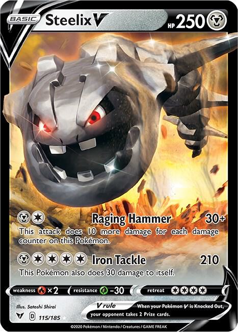 Steelix V [SWSH04: Vivid Voltage] 115/185