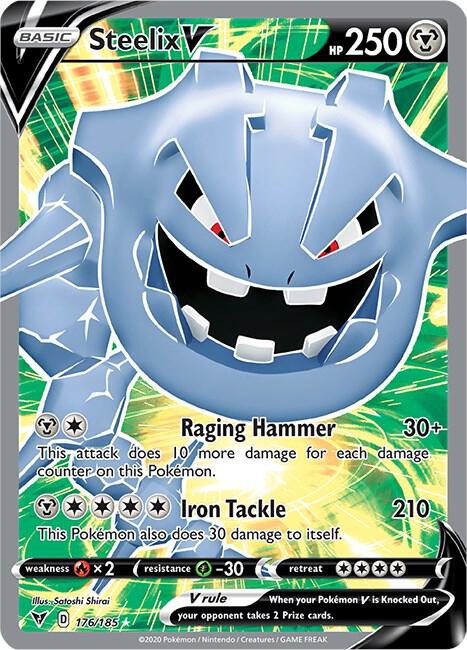 Steelix V (Full Art) [SWSH04: Vivid Voltage] 176/185